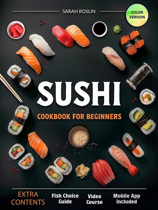 Cover image for Sushi Cookbook for Beginners